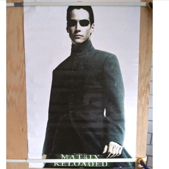 MATRIX RELOADED 🎬NEO POSTER 🎬2003 The Matrix 2 Movie Poster #2700 KEANU REEVES - Picture 2 of 4